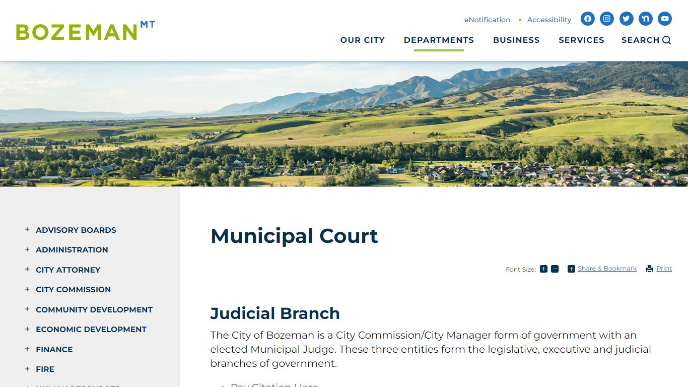 Municipal Court | City Of Bozeman